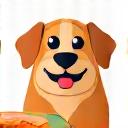 Hund riecht genüsslich an Futter, symbolisiert Palatabilität